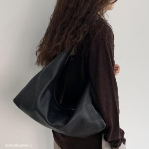 日常真皮百搭單肩托特包(大號)